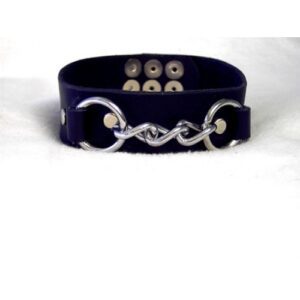 1-1/4″ Wide Arm Band With Two Rings & Large Chain
