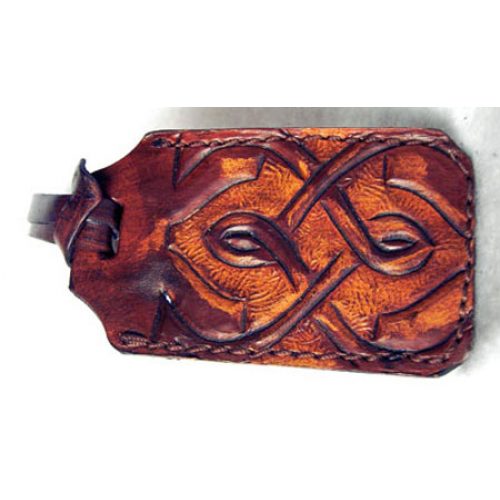 Hand Carved Luggage Tag