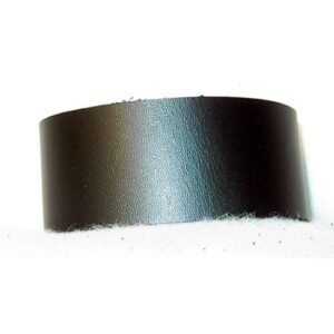 A Plain Black Color Band on White Background