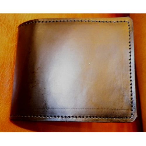 Black Cowhide Leather Wallet